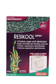 Zolux Wkład do filtra akwarium oczyszcza wodę Resikool Supra 400 g Actizoo