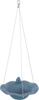 Zolux Poidło/basen ceramiczny z figurką do ogrodu dla ptaków szaroniebieski