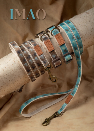 Zolux Smycz dla psa wytrzymała IMAO TAIGA 15 mm/1,2 m kol.niebieski