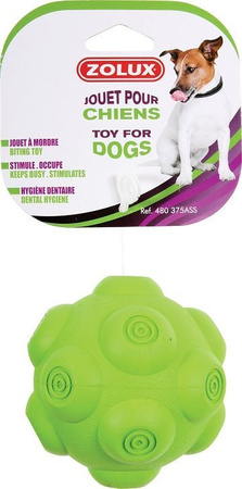 ZOLUX Zabawka dla psa piłka kauczukowa z dźwiękiem 9,5 cm