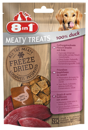 8in1 Przysmak dla psa liofilizowane Freeze Dried kaczka 50 g