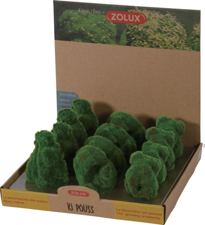 Zolux Ozdoba do akwarium chata KIPOUSS M z nasionami 16,7x9,6x15,2 cm