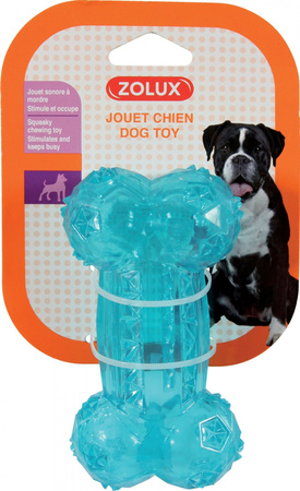 ZOLUX Zabawka dla psa kość TPR POP 12 cm kol. turkusowy