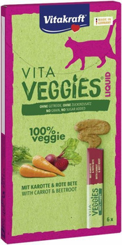VITAKRAFT KOT 90g VEGGIES LIQUID SER  & POMIDOR, op.6*15g /11