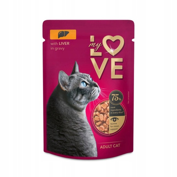 MY LOVE sasz. 85g WĄTRÓBKA w sosie  /24