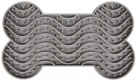 Flamingo Lick Pad Mata antystresowa L szara