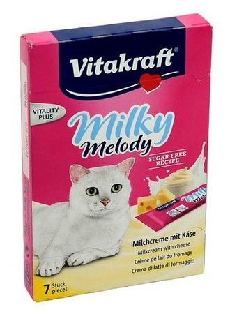 Vitakraft Cat Milky Melody krem z mleka i sera 70g [28819]