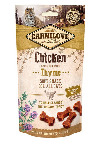 Carnilove Cat Snack Fresh Soft Chicken+Thyme 50g
