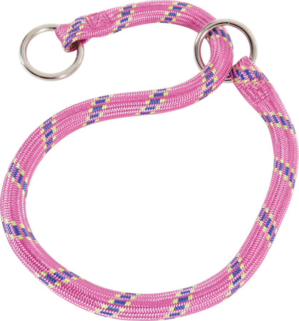 Zolux Obroża nylonowa dla psa sznur dławiąca 65 cm kol. różowy