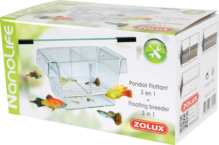 ZOLUX Kotnik do akwarium pływający 3 w 1 z przyssawkami