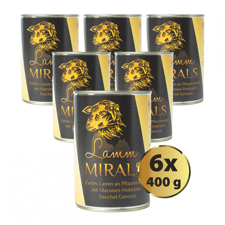 MIRALS Lamm - Delikatna jagnięcina na powidłach śliwkowych z kasztanami, dynią hokkaido i koprem włoskim 400g