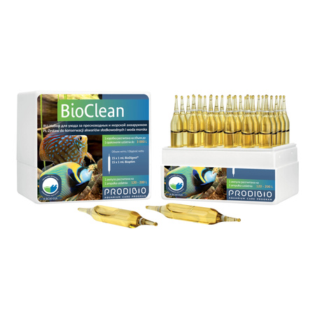 PRODIBIO BioClean Fresh and Salt 30 amp. usuwa odpady organiczne akw. słodkowodne i morskie