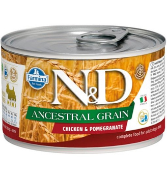 Farmina ND Ancestral Grain Adult Mini - kurczak i granat 140g