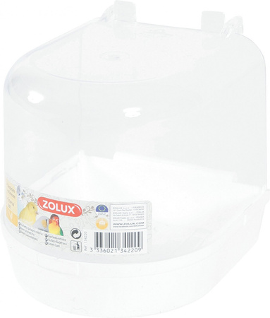 ZOLUX Basen zewnętrzny do klatki dla ptaków 125x125x125mm