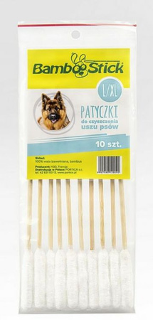 BAMBOOSTICK PATYCZKI DO USZU L/XL 10szt.