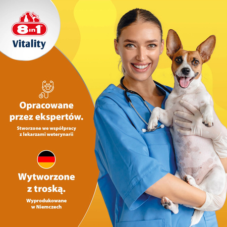 8in1 Vitality Multiwitaminy dla starszych psów 70tb