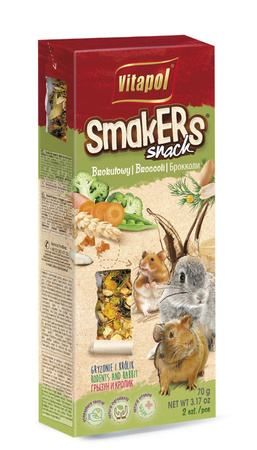 Vitapol Smakers dla gryzoni - brokułowy 2szt [1139]