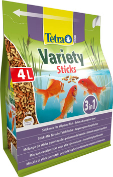 TETRA Pond Variety Sticks 4 L Pokarm dla ryb stawowych w oczku wodnym