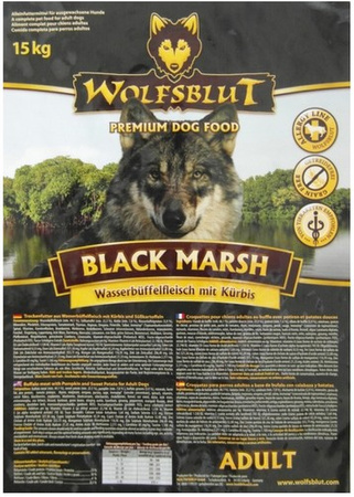 Wolfsblut Dog Black Marsh - bawół i dynia 2kg