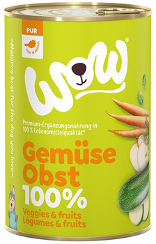 WOW Gemüse Obst - warzywa i owoce karma warzywna dla psa 400g