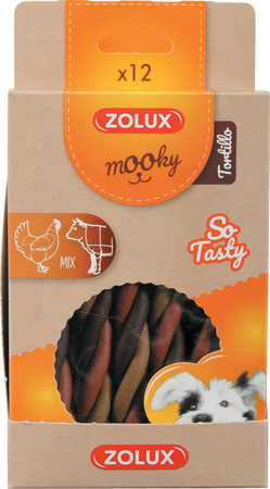 Zolux Przysmak dla psa MOOKY Classic TORTILLO 12 szt.