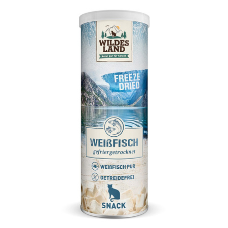 WILDES LAND CAT Weissfisch - liofilizowane przysmaki z białych ryb dla kotów (16g)