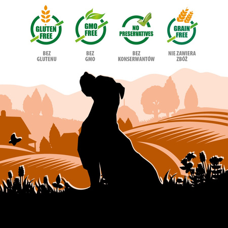 Karma mokra dla psa PUPIL Premium szalka bogata w indyka z królikiem 150 g