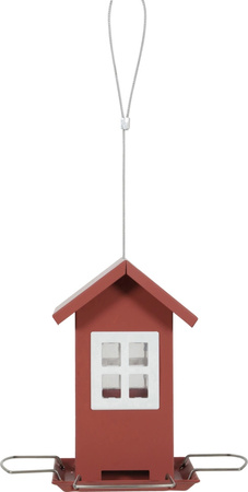 *- ZOLUX Karmnik Domek z 4 oknami kol. ceglasty