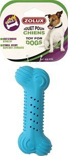ZOLUX Zabawka kauczukowa dla psa, kość chrupiąca 14 cm różne kolory