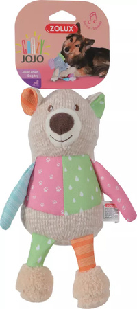Zolux Zabawka pluszowa dla psa z dźwiękiem, miś CRAZY JOJO 16,5x12x25 cm