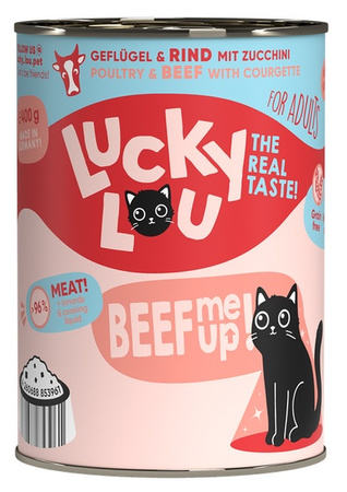 Lucky Lou Lifestage Adult Drób i wołowina puszka 400g