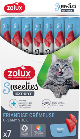 ZOLUX Przysmak kremowy dla kota SWEETIES z tuńczykiem 14g x7