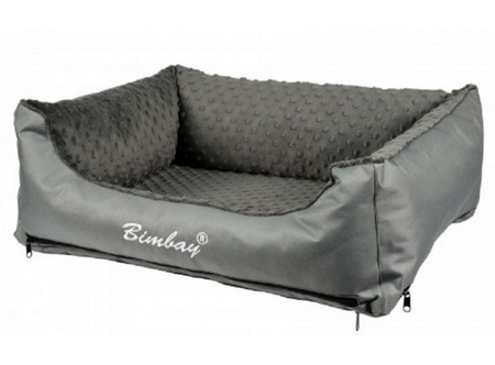 Bimbay Pokrowiec do kanapy Minky r.2 - 80x65cm szary-grafit