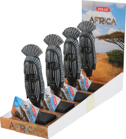 Zolux Ozdoba do akwarium maska żeńska AFRICA L 7,5x5,1x23,1 cm