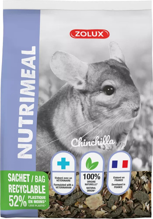Zolux Pokarm mieszanka dla szynszyli NUTRIMEAL 3 800 g