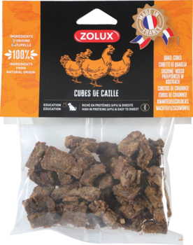 Zolux Przysmak naturalny dla psa Kostki przepiórcze duże 150 g