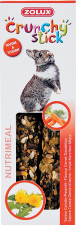 ZOLUX Kolba Crunchy Stick królik marchew/mlecz 115 g