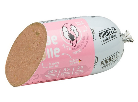 Purbello Dog Kiełbaska Treningowa Monobiałkowa Indyk 200g
