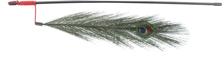 Trixie Wędka dla kota z pawim piórem 47cm [4509]