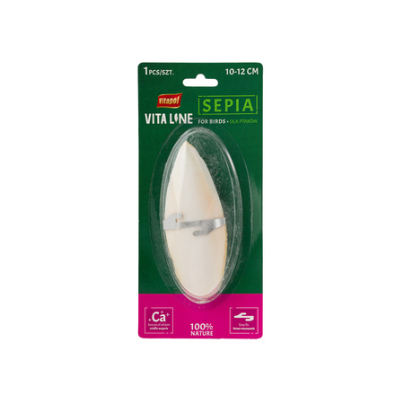 Sepia dla ptaków mała, 10-12 cm na blistrze, karton 24 sztuki