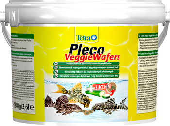 TETRA Pleco Veggie Wafers 3,6 L wiadro pokarm roślinny dla ryb dennych