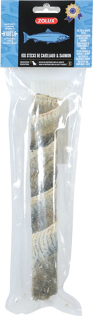 Zolux Przysmak naturalny dla psa Duże pałeczki skóra dorsza i łososia 70 g