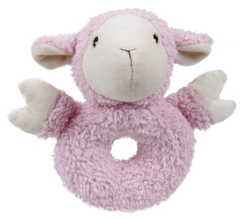 BARRY KING ZABAWKA PLUSZ  RING OWCA RÓŻ  18x15cm