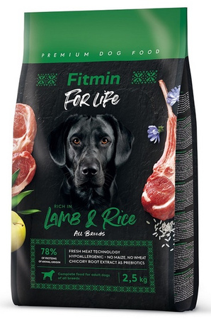 Fitmin Dog For Life Adult Lamb & rice 2,5kg