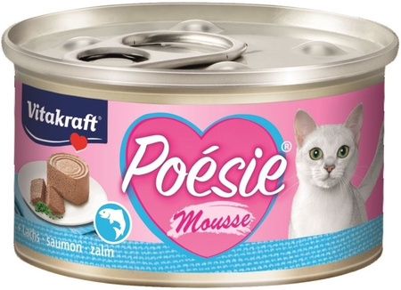 VITAKRAFT KOT 85g pusz. POESIE ŁOSOŚ mus /12