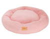 MIMIKO Pets Legowisko Shaggy okrągłe M 45cm różowe