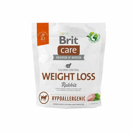 Brit Care Hypoallergenic Dog Weight Loss Rabbit 1kg
