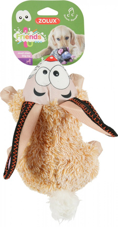 Zolux Zabawka pluszowa dla psa, piszcząca królik Firmin 16x255x11 cm