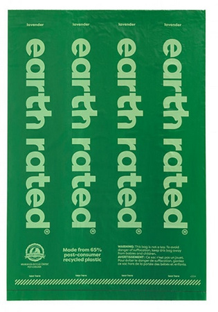 Earth Rated Woreczki ekologiczne do zbierania odchodów 21x15szt lawendowe