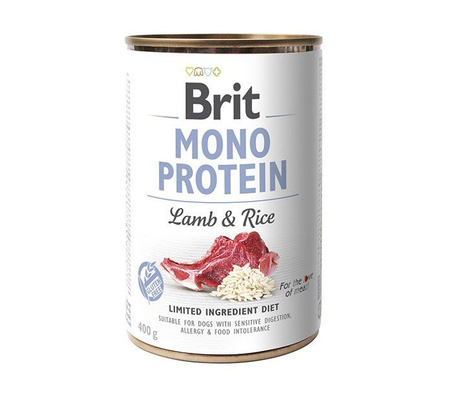 Brit Mono Protein Lamb & Rice puszka 400g